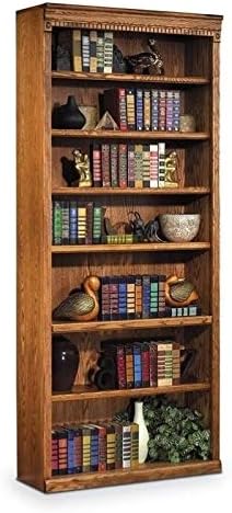 7 Shelf 84H Wood Bookcase M5589