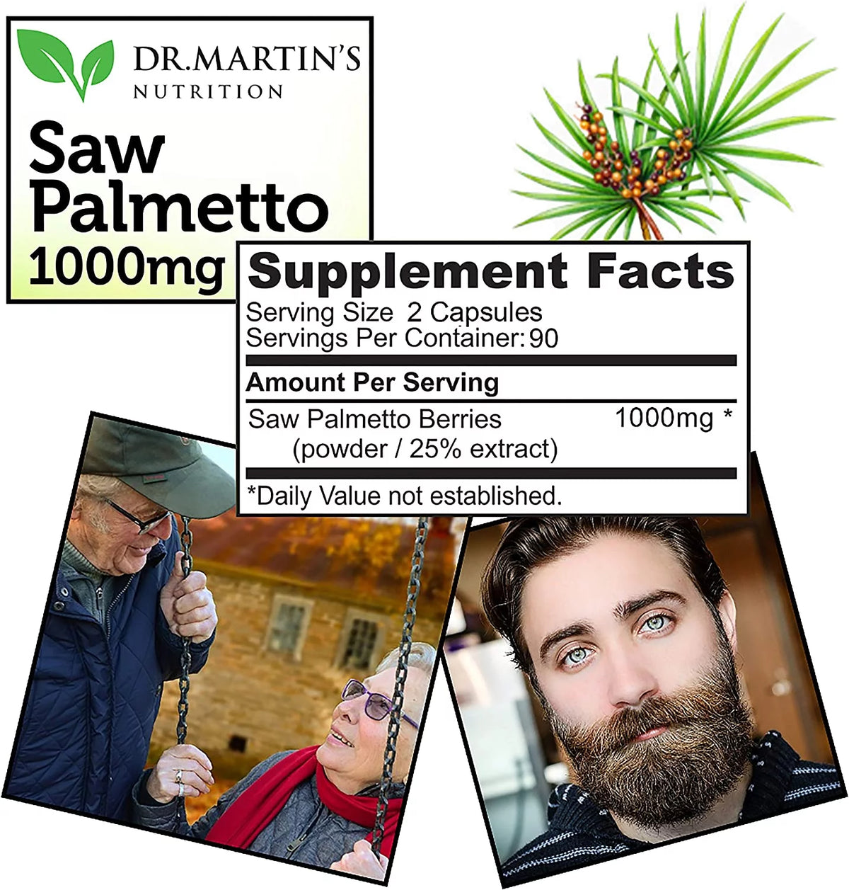 180 Capsules Saw Palmetto L13207