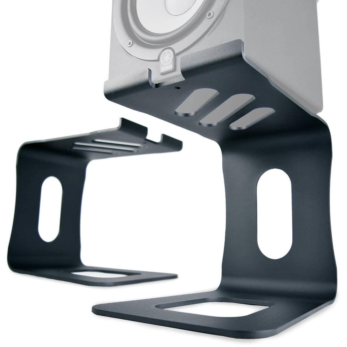 Black Desktop Speaker Stands F6275