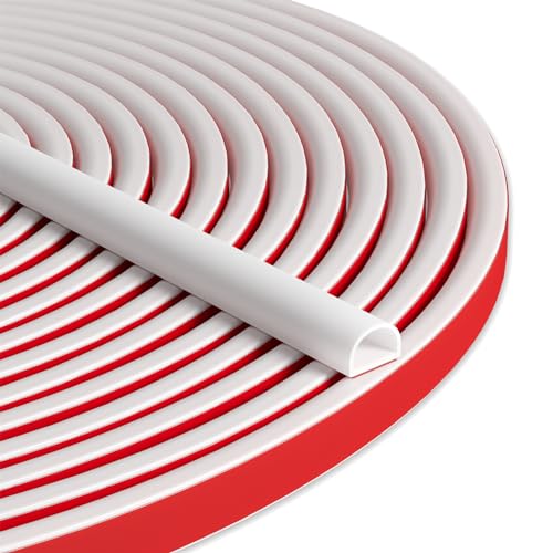 20FT Black Self Adhesive Silicone Door Weather Stripping B855075
