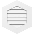 Vertical Peaked Surface Mount PVC Gable Vent A95446
