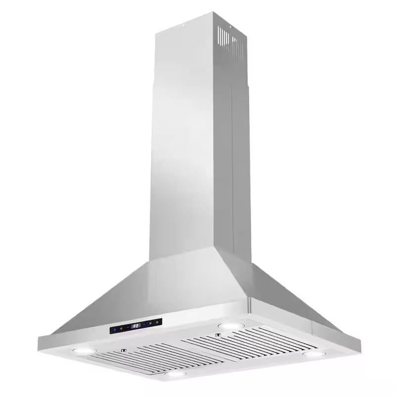 30 in. 380 CFM Convertible Ductless Island Range Hood M347619