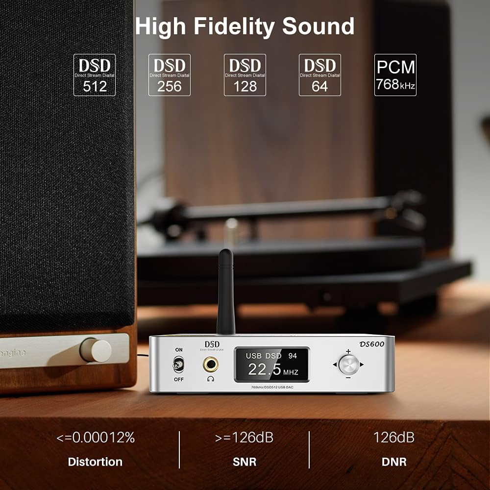 HiFi DAC & Headphone Amplifier with Remote Control Z984