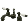 Oil Rubbed Bronze Widespread Lavatory Faucet with Pop-Up Q23802