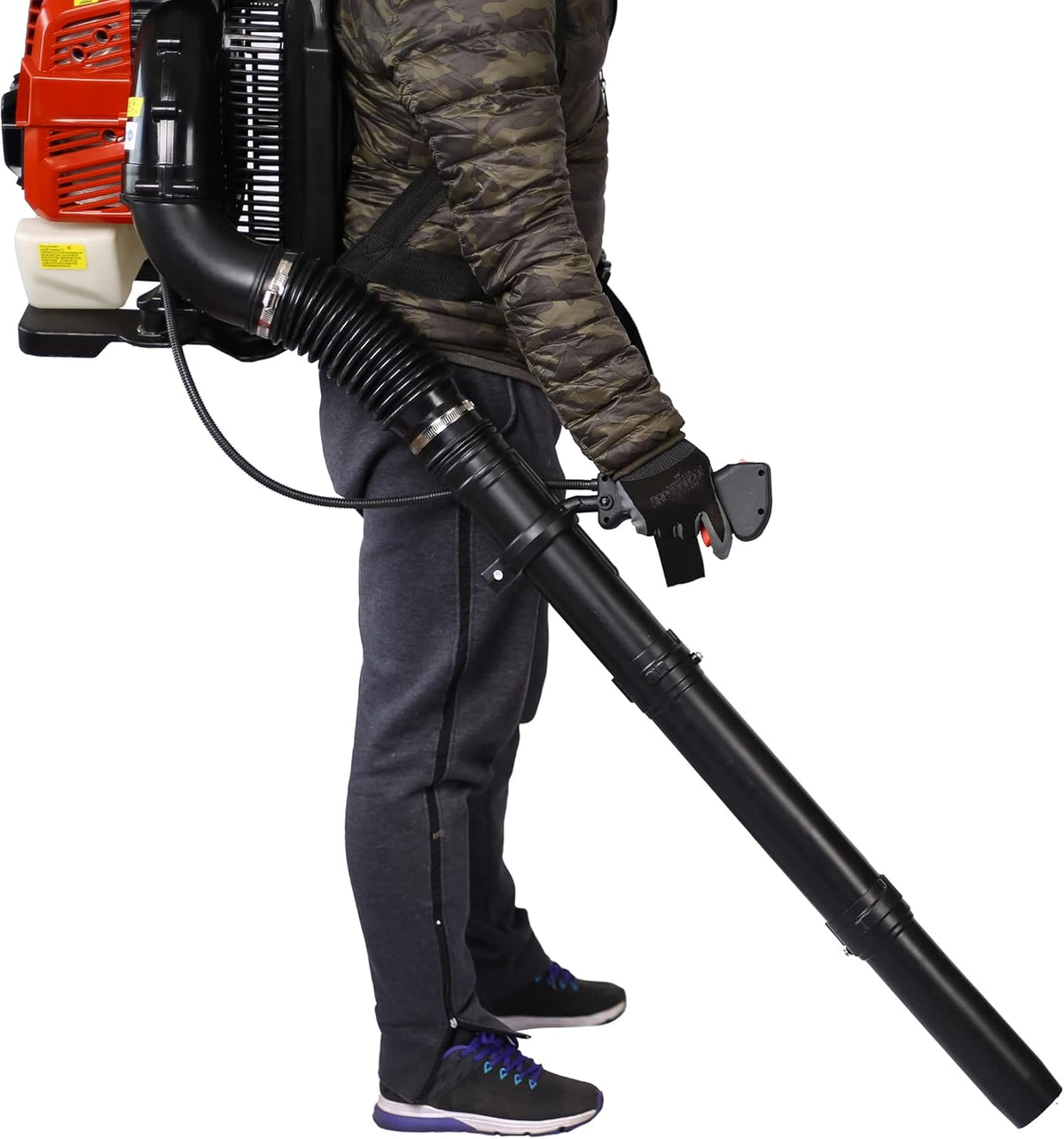 76cc 4-Cycle 530CFM Backpack Leaf Blower G4296