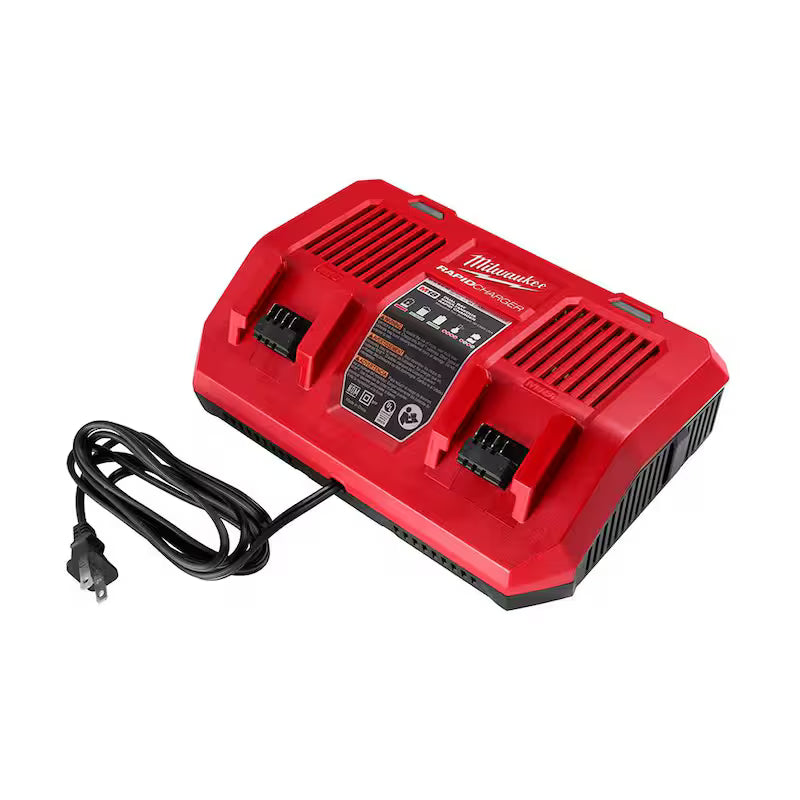 18-Volt Lithium-Ion Dual Bay Rapid Battery Charger B7012