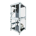 Wooden Outdoor Cat Enclosure with Wheels H431
