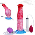 Pink Horse Dildo Vibrator with Suction Cups F62946
