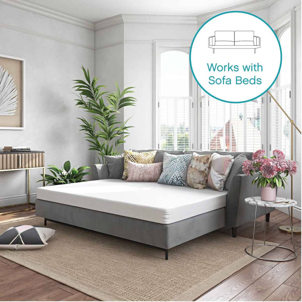 Memory Foam Sofa Bed Mattress I322790