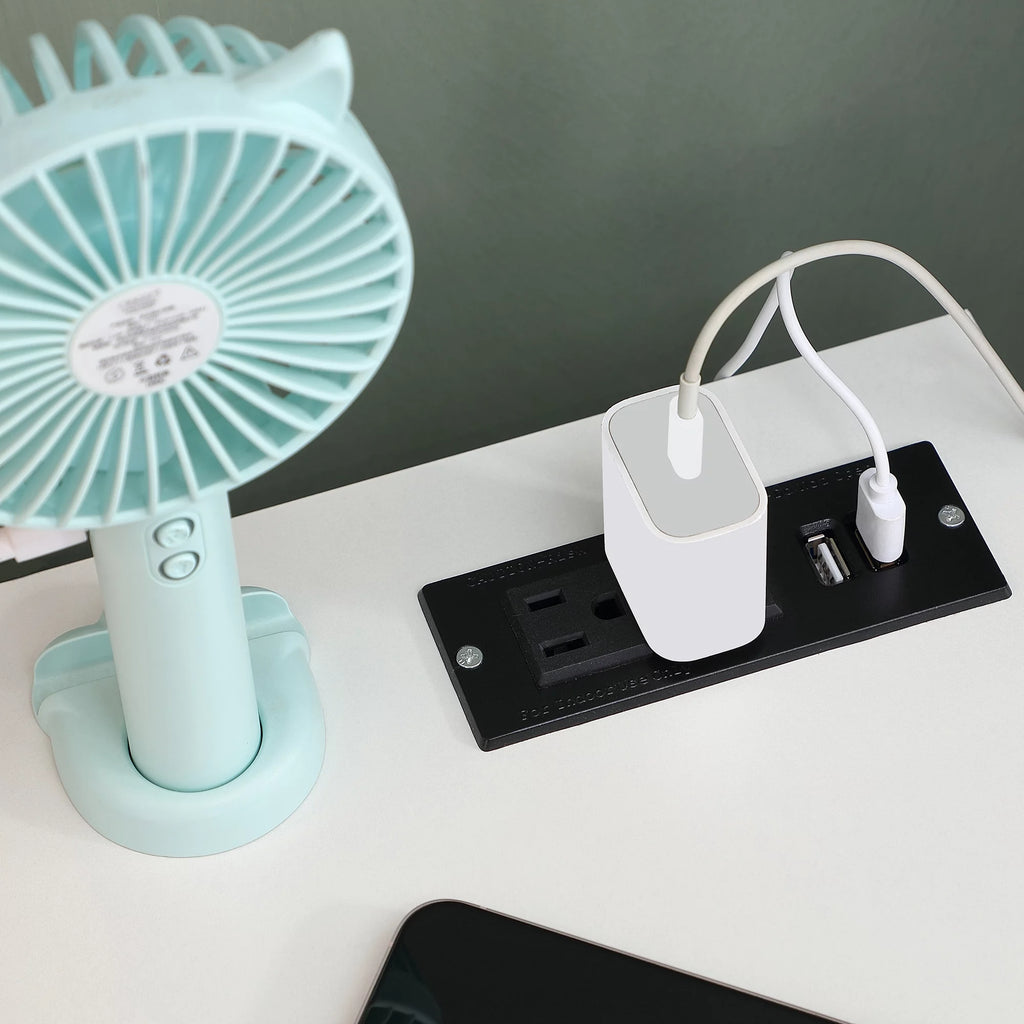 White Bedside Table with Drawers M722