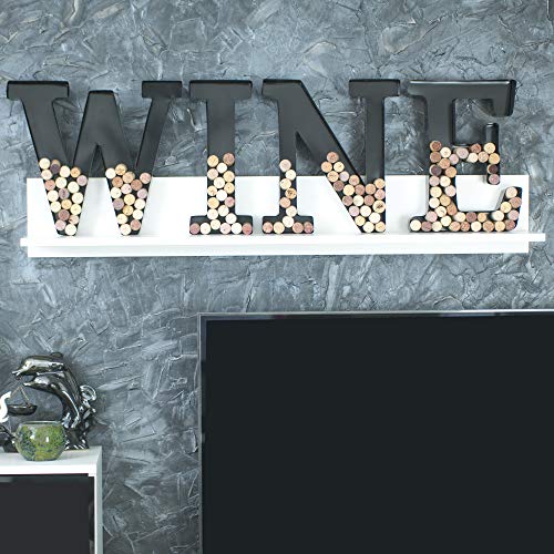 Metal Letter Wine Cork Holder Z23682