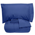 7 Piece Down Alternative Comforter & Sheet Set Full Royal Blue Z407