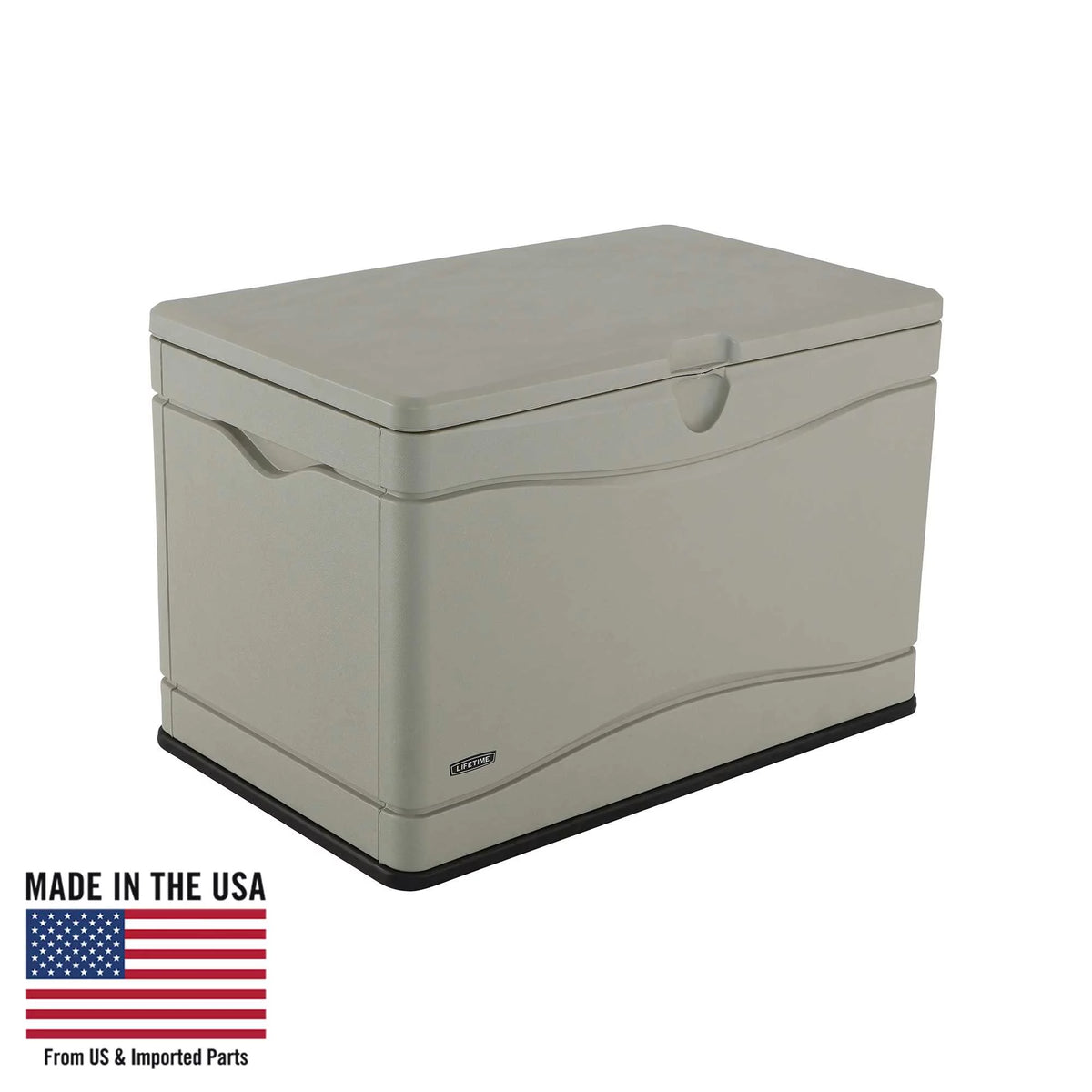 80 Gallon Beige Plastic Deck Box X345
