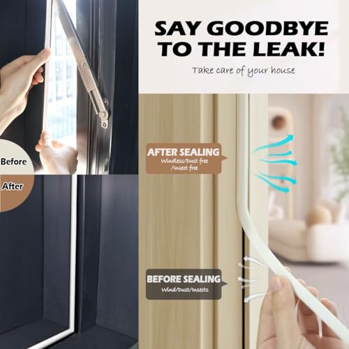 20FT Black Self Adhesive Silicone Door Weather Stripping B855075