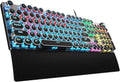Retro Mechanical Gaming Keyboard with Wrist Rest and RGB Backlit L859