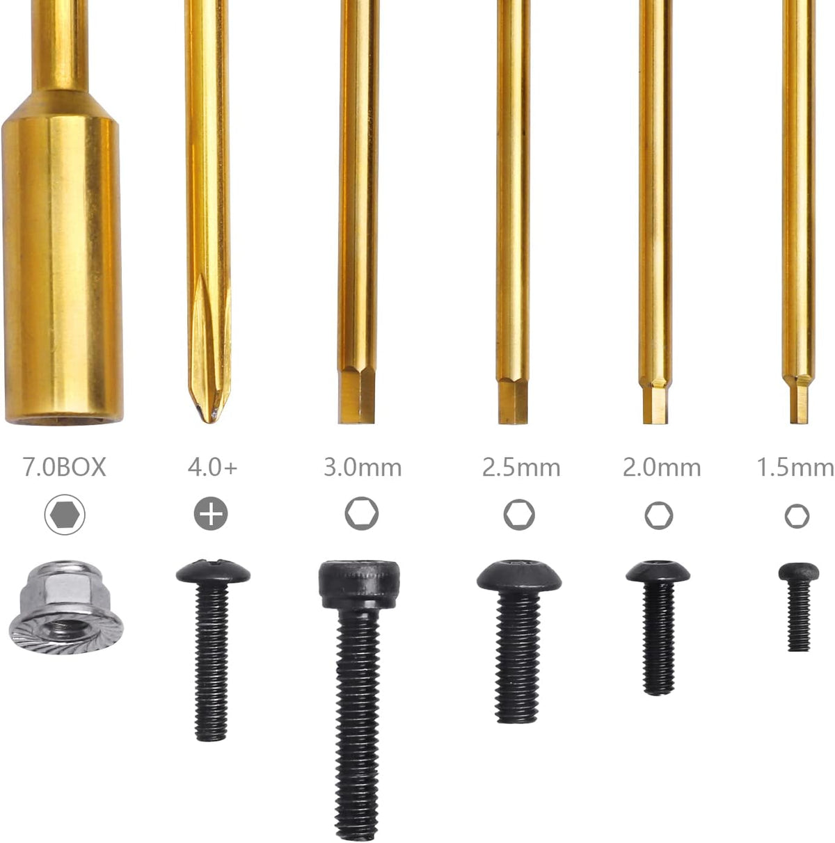 6 in 1 RC Hex Driver Screwdriver Set C2154