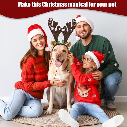 2 Pack Adjustable Christmas Pet Headbands E8543