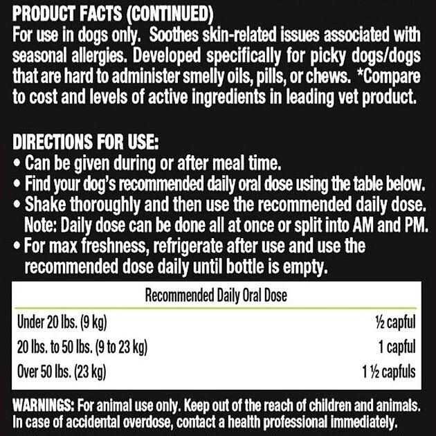 Dog Allergy Support Formula W6356