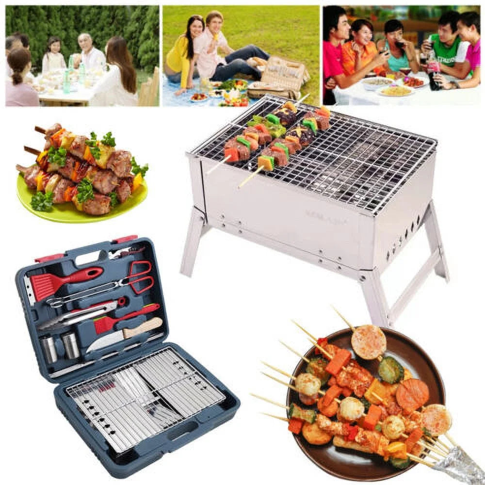 Portable Charcoal Barbecue Grill M54495
