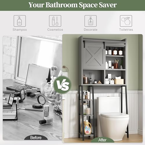 Over The Toilet Storage Cabinet, White A771609