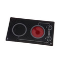 2-burner Cooktop black with analog control N89683