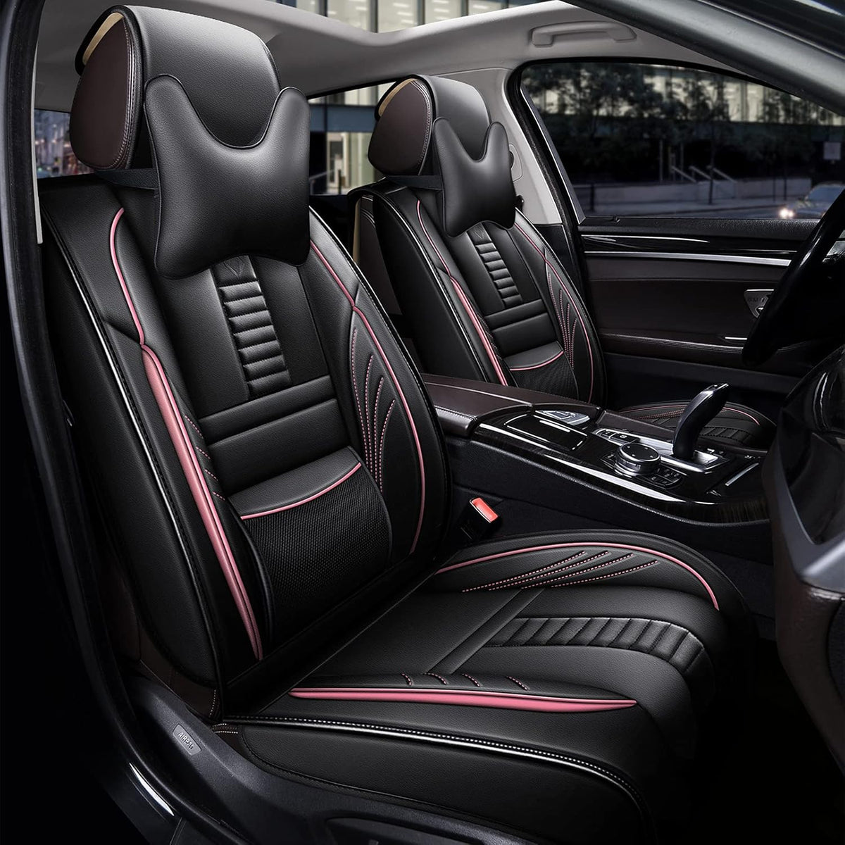 Leather Waterproof Car Seat Cover Full Set F17731