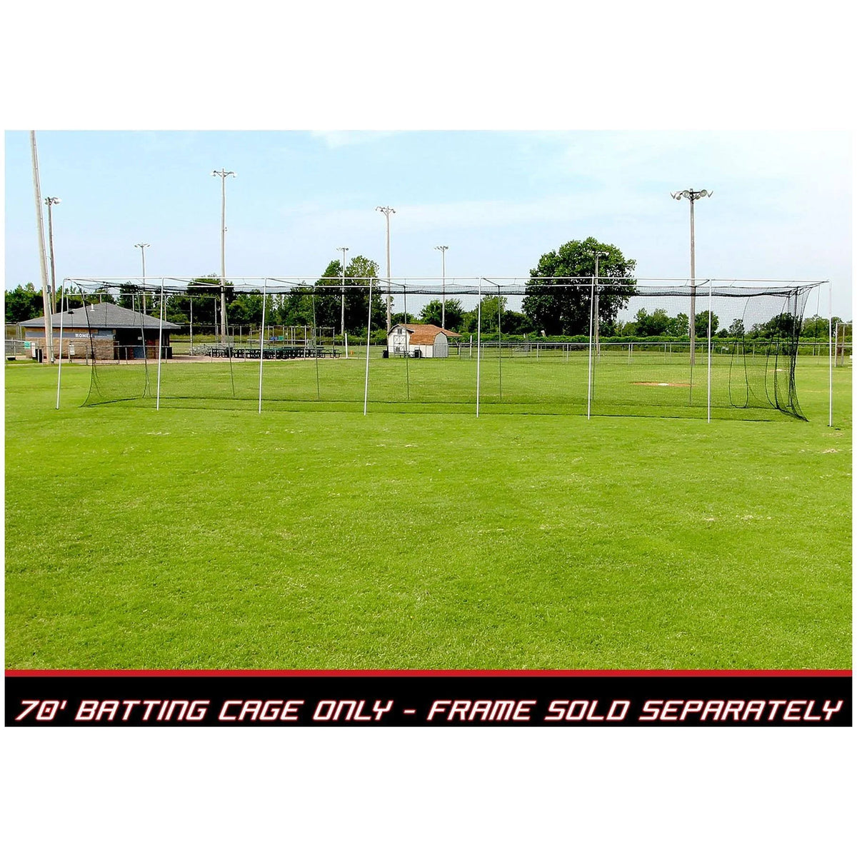 70x12x12 Twisted Poly Batting Cage Net C4460