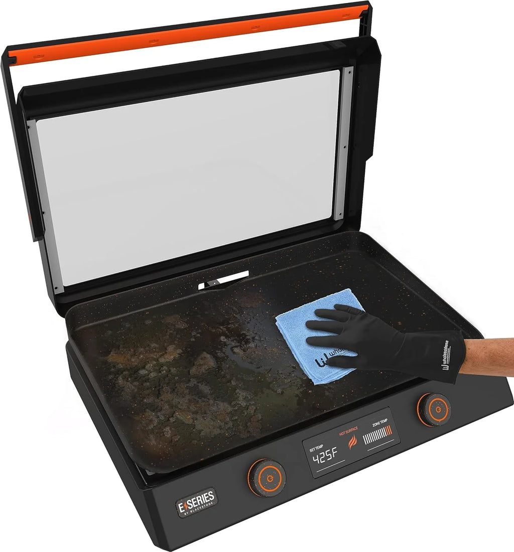 22 Inch Electric Nonstick Tabletop Griddle with Lid M8727