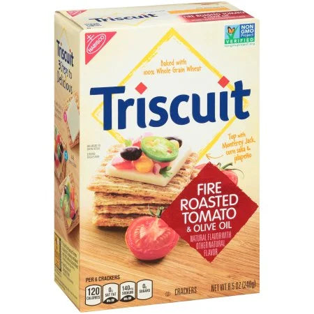 Fire Roasted Tomato & Olive Oil Crackers Pack of 36 K1154