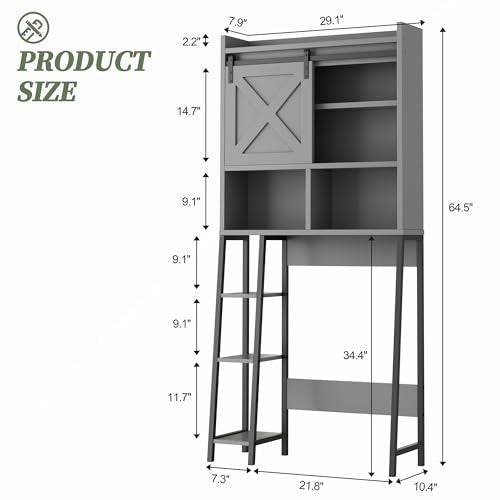 Over The Toilet Storage Cabinet, White A771609