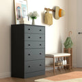 White 5 Drawer Dresser C5602