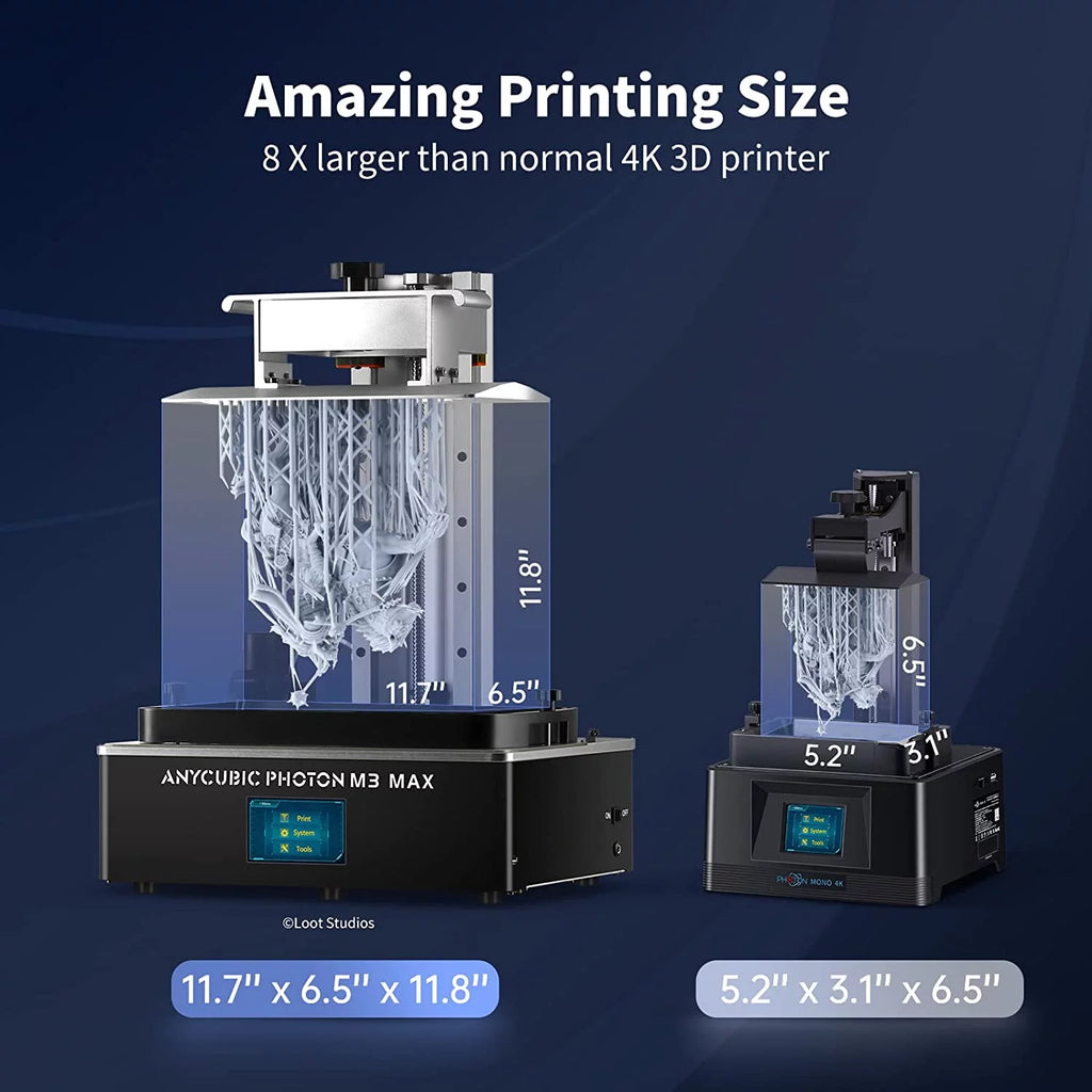 LCD 3D Printer 11.7'' x 6.5'' x 11.81'' J35912