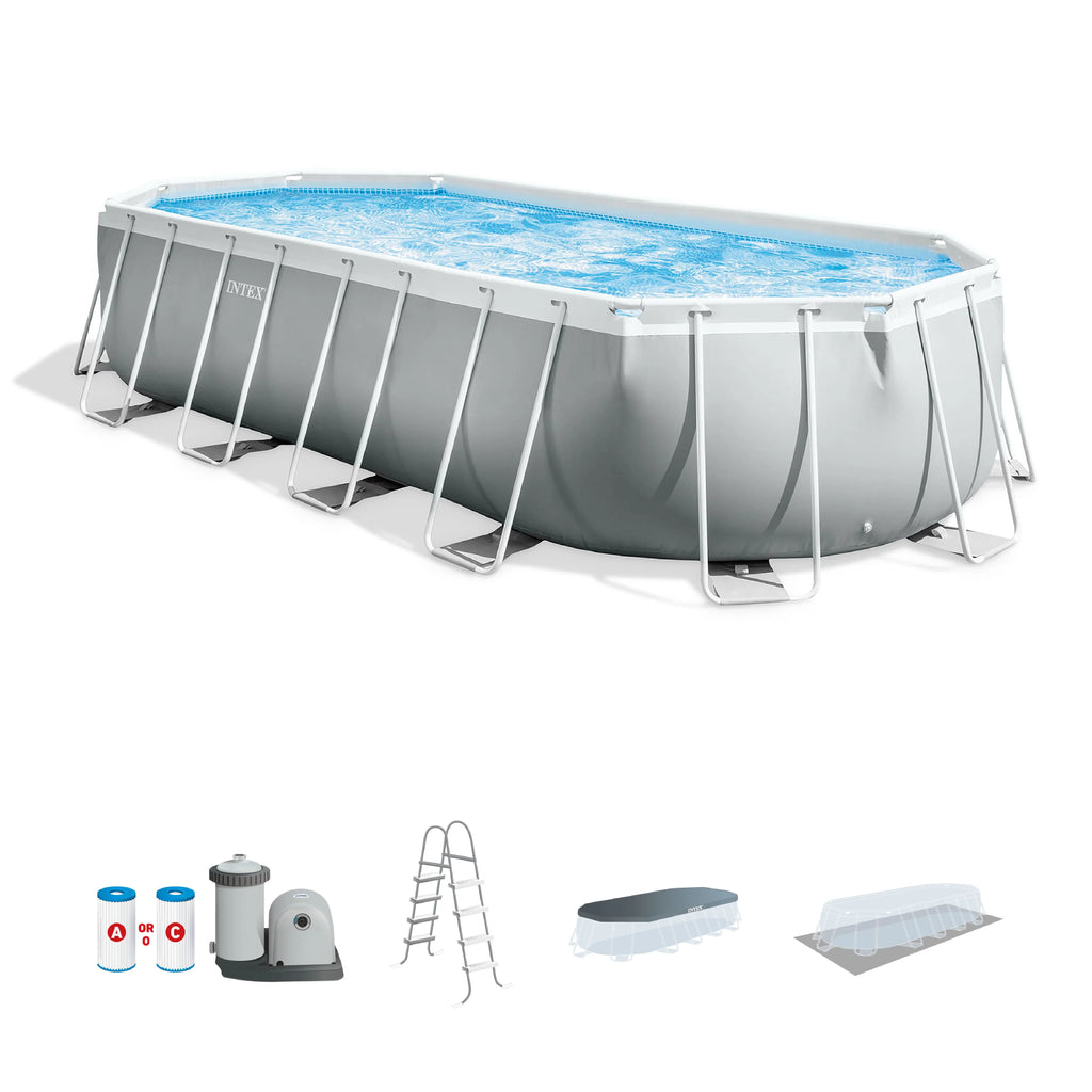20 Foot Prism Frame Oval Pool Set V352641