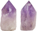 2 Pcs Amethyst Crystal Points 3 to 4 inches Q916