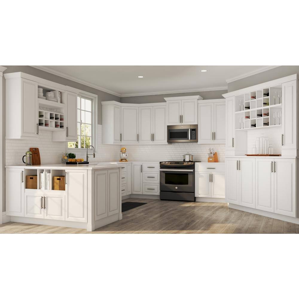 24x42x12 in. Wall Kitchen Cabinet in Satin White U68654