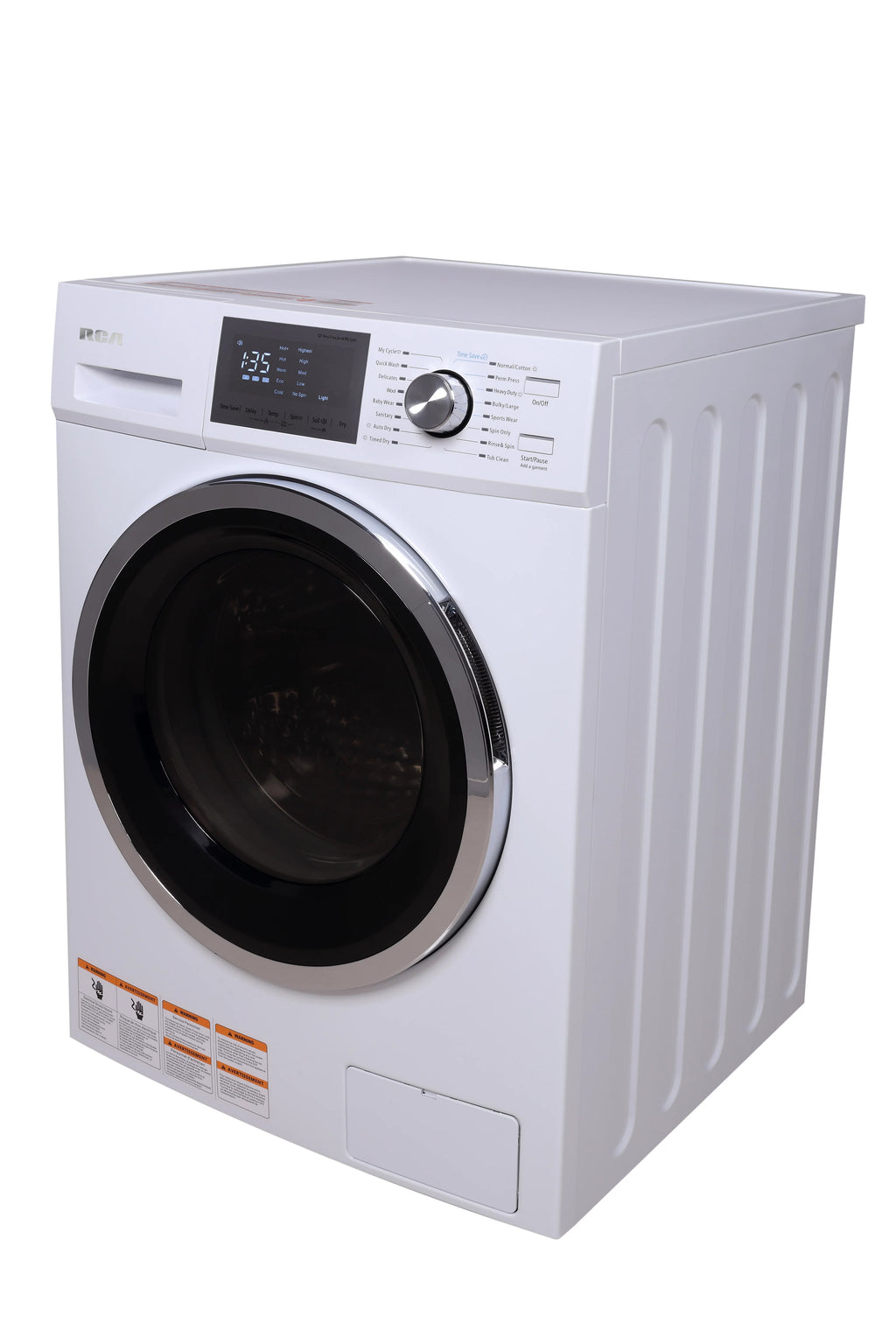 White 2.7 cu ft Front Loading Combo Washer and Dryer H9061