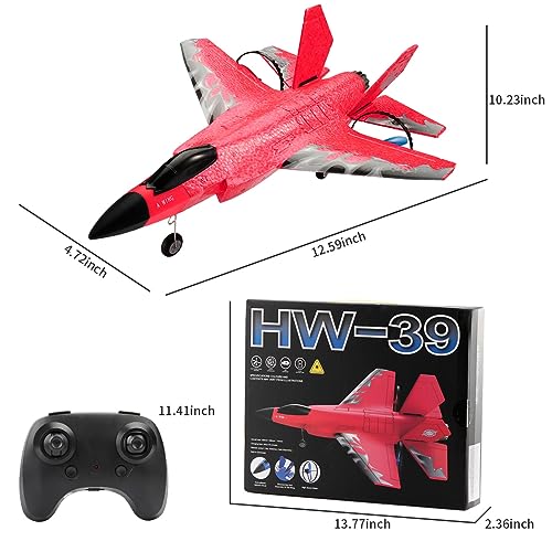 Remote Control Plane 2.4GHz RC Airplane with Gyro LED Lights Blue Z9048
