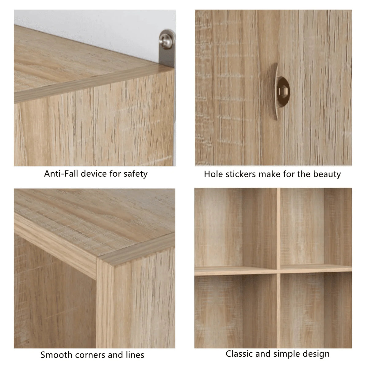 White 6 Cube Bookcase Storage Cabinet B577