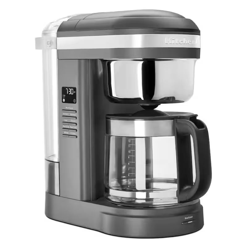 Grey 12-Cup Drip Coffee Maker I2319