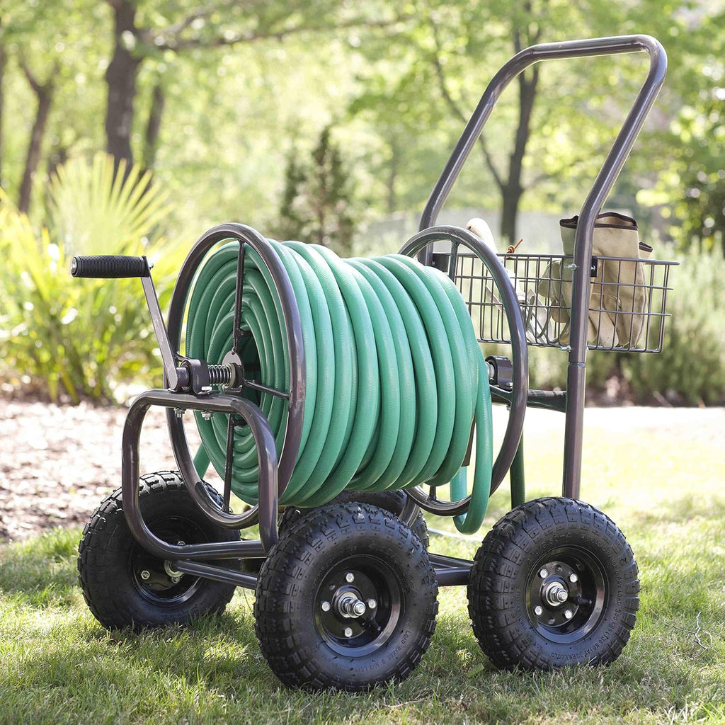 4 Wheel Garden Hose Reel Cart V67285