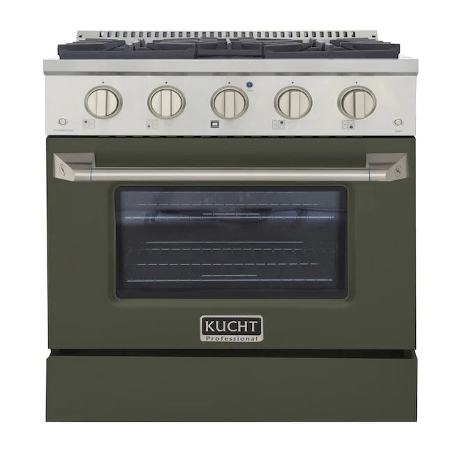30 4.2 cu ft. Propane Gas Range Olive Green A820338