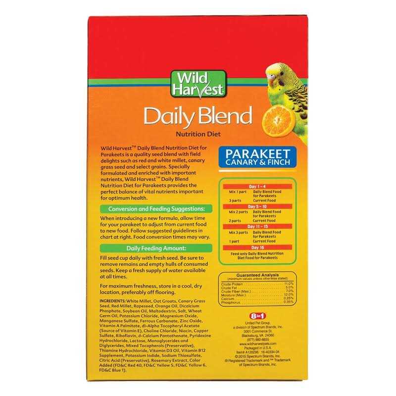 Daily Blend Parakeet Pet Supplies P31673