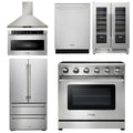 36 Electric Range, Range Hood, Microwave, Refrigerator, Dishwasher, Wine Cooler M479886