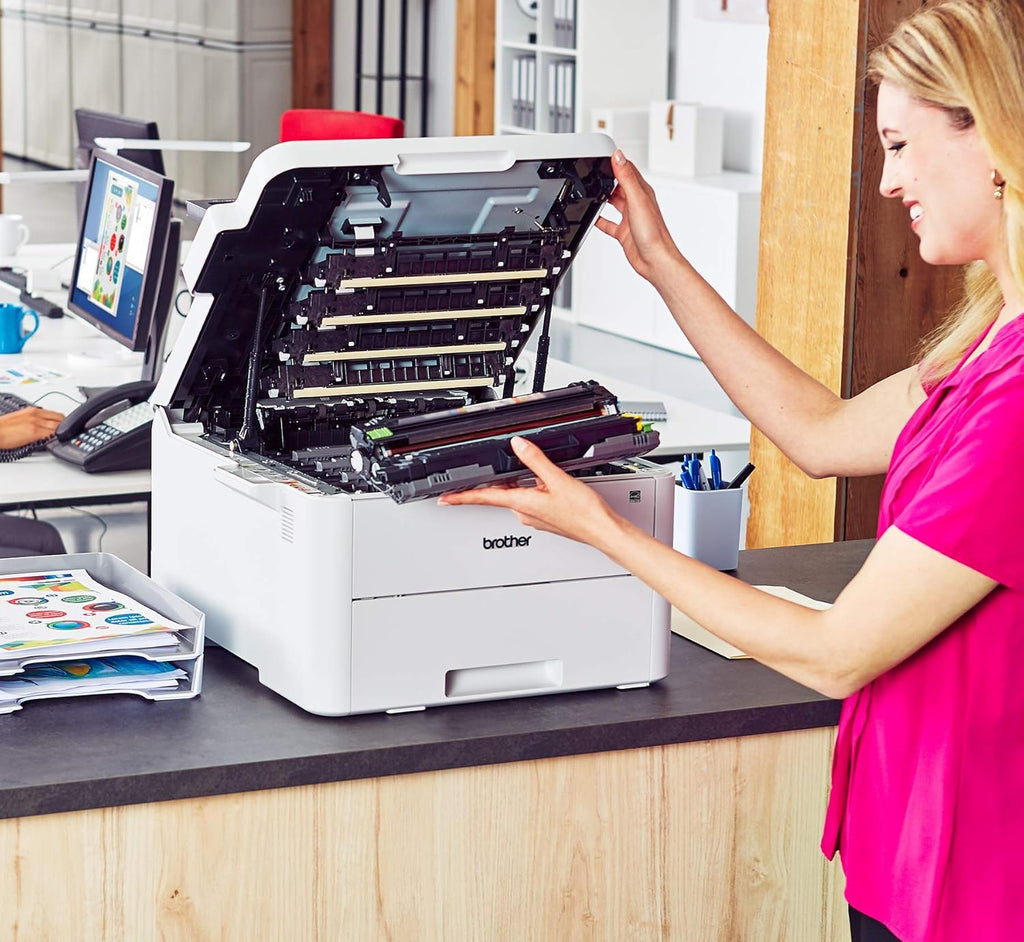 Compact Wireless Digital Color Printer with Auto 2-Sided Printing I397