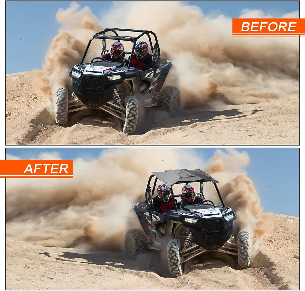 Hard Roof Sport Roof Top for 2017-2021 Can Am Maverick X3 2-seater model & Hardware kit Replace OEM 715002902 (2 Doors) S356