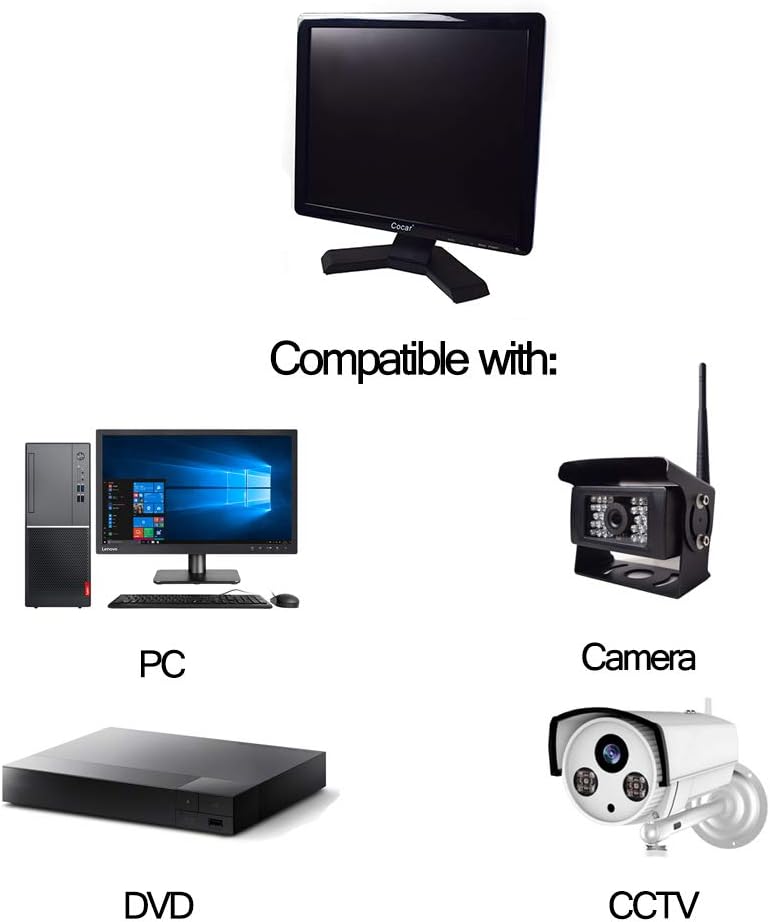 19 inch CCTV Security Monitor with BNC VGA HDMI AV G32072