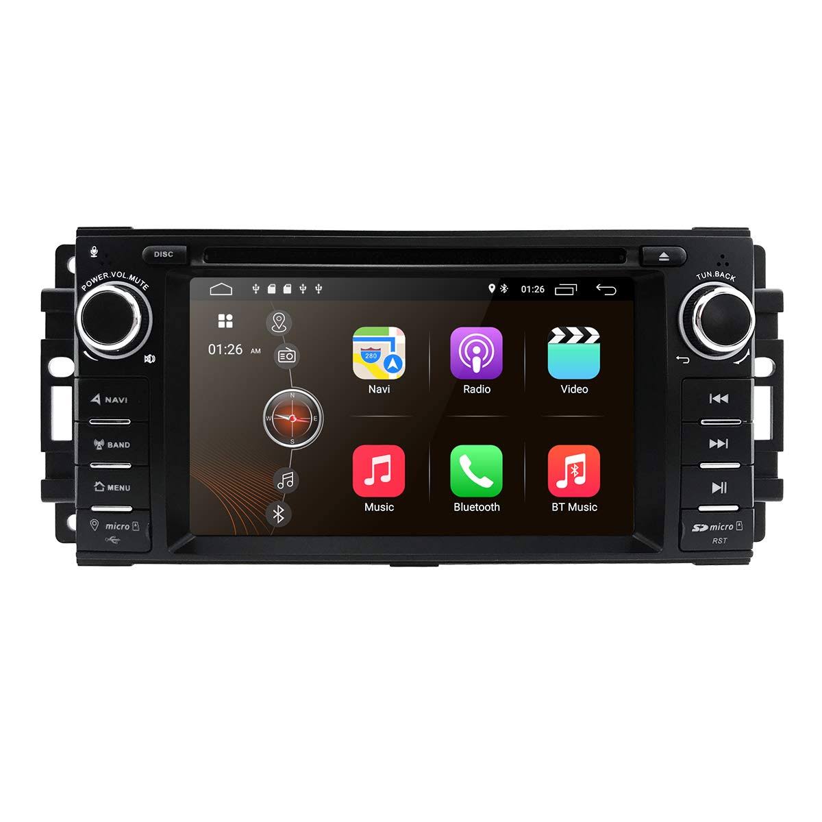 In Dash Car Stereo CD DVD Player H122115