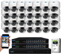 32 Channel 4K NVR 5MP Security Camera System with 32 Dome IP PoE Cameras F5420