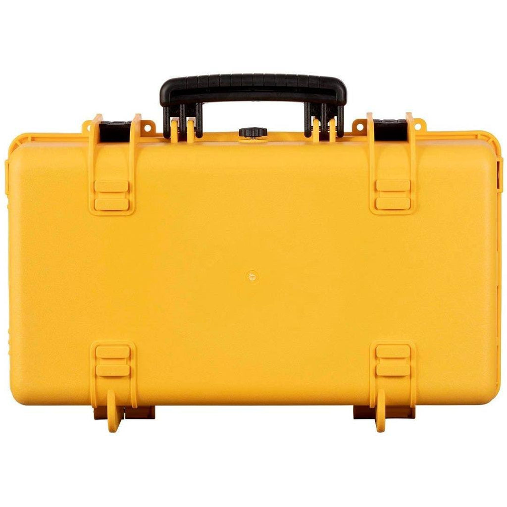 Weatherproof Hard Case 22in x 14in x 8in Yellow Customizable Foam T606842