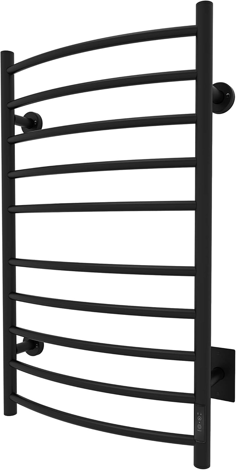 Towel Warmer with Timer Wall Mounted 10 Curved Bars Chrome K85999